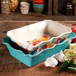 The Pioneer Woman Cornucopia Ceramic Mixing Bowl Set, 3 Piece